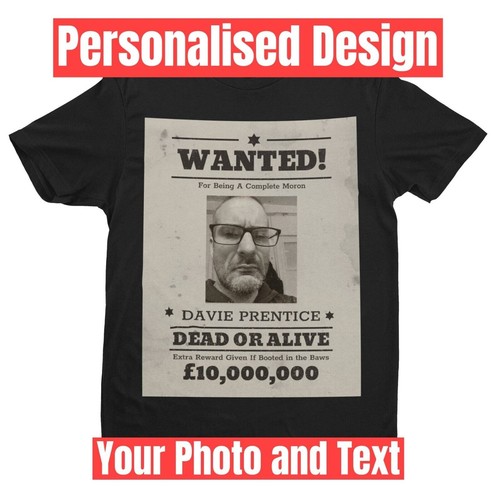 Personalised wanted poster - wanted,