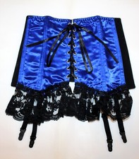 Blue Heavy Satin Under Bust