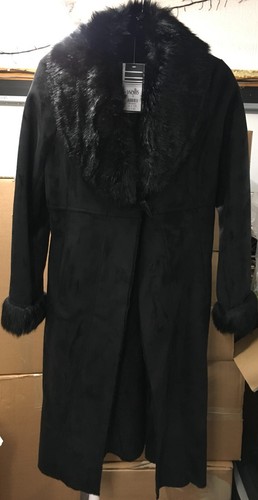 Wallis womans black faux - faux, fur