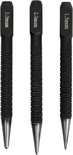 Punch set 3pcs centre - set,