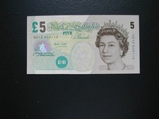 Bank england note 2002 - £5,