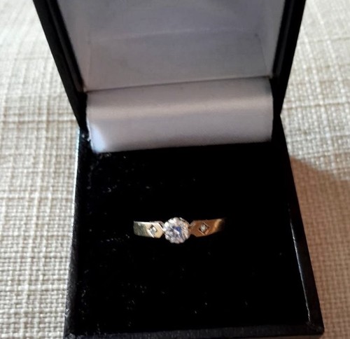 Real 9ct gold ring and - 9ct,