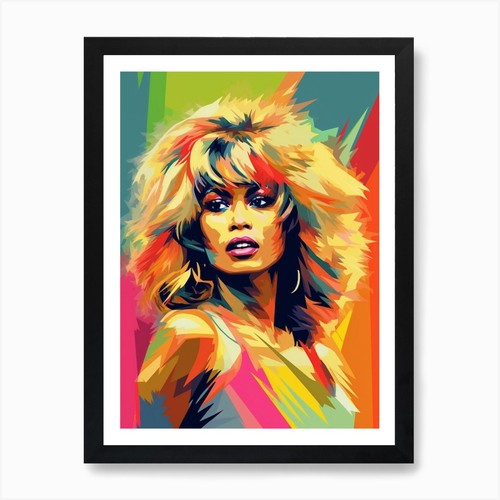Tina turner abstract painting - abstract,