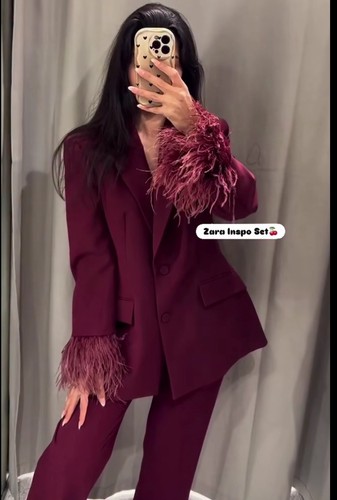 Zara woman feather - woman, blazer