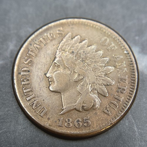 1865 indian cent - indian,