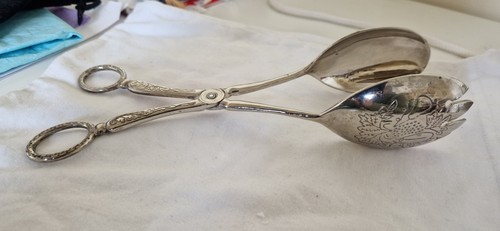 Vintage decorated silver plate - decorated,