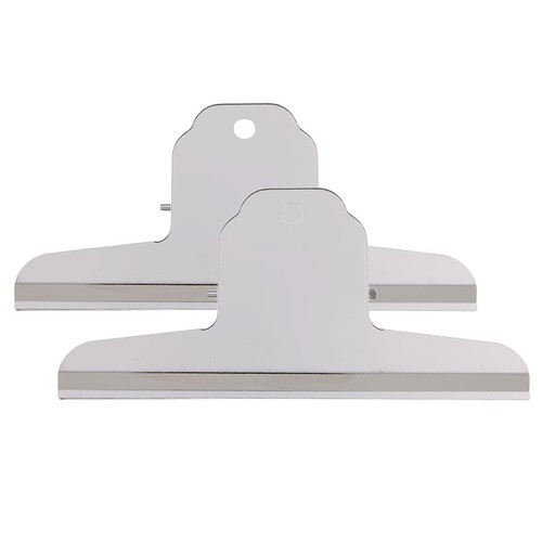 Metal bulldog clips - 2x,