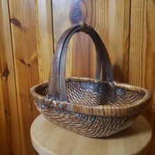 Asian Basket Hand Woven Willow