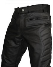 Men’s Black Leather Biker