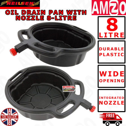 Neilsen oil drain - 8l, pan