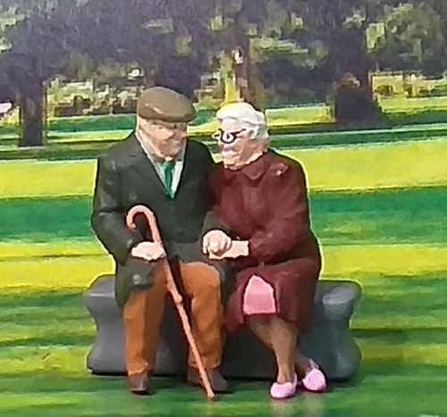 Gauge old couple - 1/76,