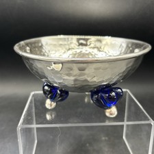 Hammered Silver Plate Bowl 5"