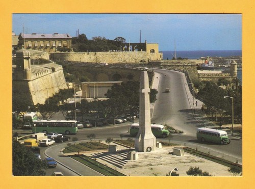 Large malta postcard - large, war