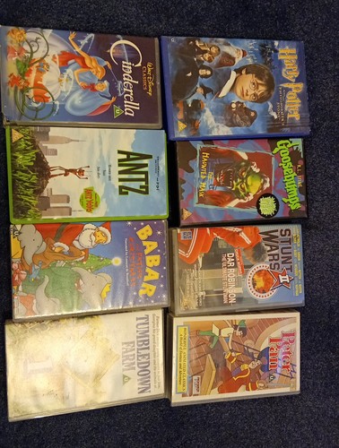 Assorted children vhs video - assorted,