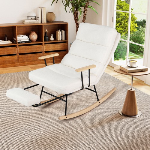 Teddy velvet rocking chair - velvet,