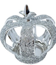 LARGE CROWN Silver Sparkle