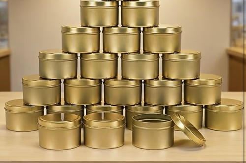 Piece 8oz candle tin - piece,