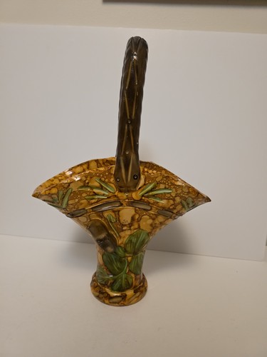 Unusual art deco majolica - art,