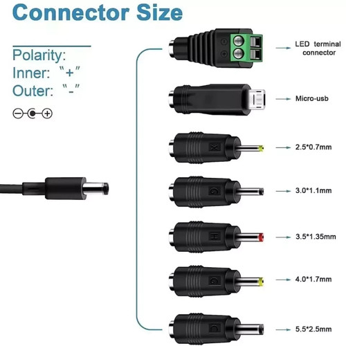 7pcs universal laptop charger - 7pcs,