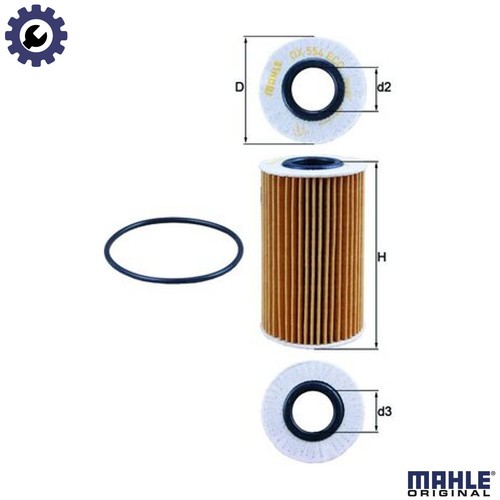 Oil filter 554d1 - filter, for