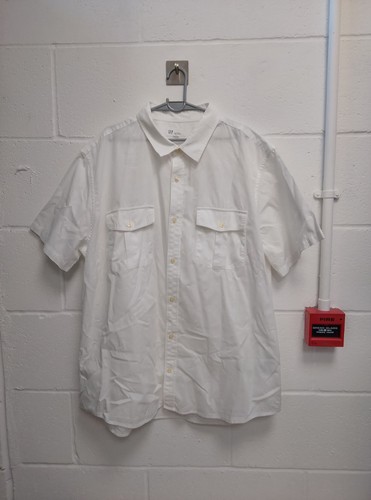 White gap short sleeve shirt - white,