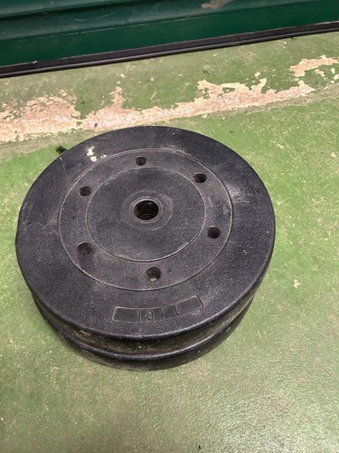 Plastic 2x10kg weights - 2x10kg,