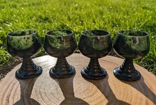 4x Vintage Chinese Spinach