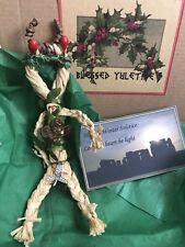 Yule Winter Solstice❄️Sol☀️Yule ❄️Corn Doll  ☀️Green Man ?Wicca Holly King