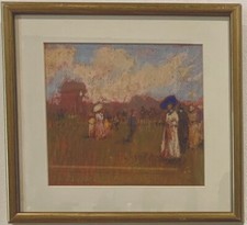 Ken Moroney, a lady at the