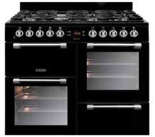 Leisure 100cm Black Gas Cooker -7 Burners, 2 Catalytic Ovens, Grill | CK100G232K