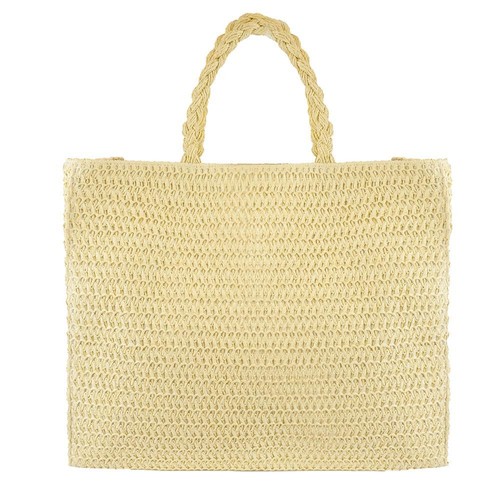 Women beach bag straw shopping - women,