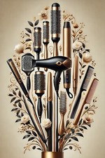 Hairdresser tools tree hair - tools,