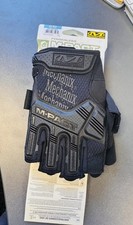 Mechanix Impact Fingerless Gloves Black Medium Brand New