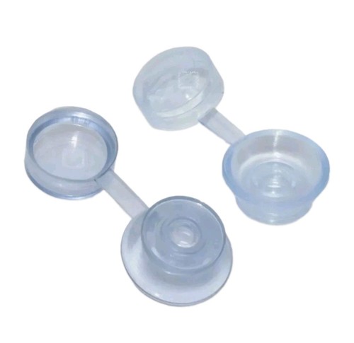 100 clear strap cap washers
