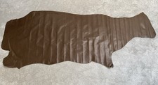 Calf Leather Hide Mid Brown 1/2 Side Chrome Tanned Approx 195x78cmx0.9mm 736g