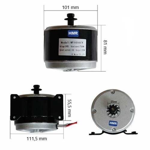 Electric motor 250 - electric, w