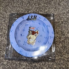 Metal ashtray round - ashtray,