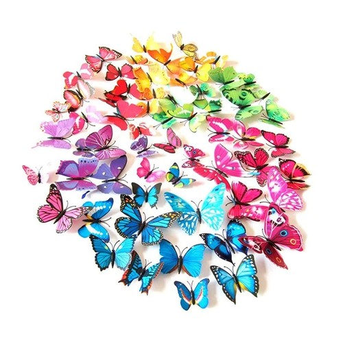 Large size butterfly fridge - large, 3d