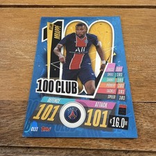 MATCH ATTAX 2020/21 20/21 KYLIAN MBAPPE 100 101 HUNDRED CLUB CL11