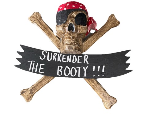Pick skull crossbones tiki - pick, 1