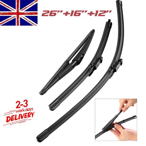 Windscreen wiper front - +, rear