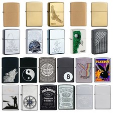 Genuine Zippo Cigarette Lighters Windproof Refillable Petrol Lighter New Designs