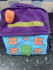 Very Rare British Home Stores House monsters carry bag for toys 1990s Retro