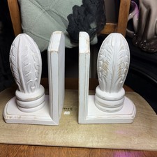 2 Wooden Shelf Book Ends