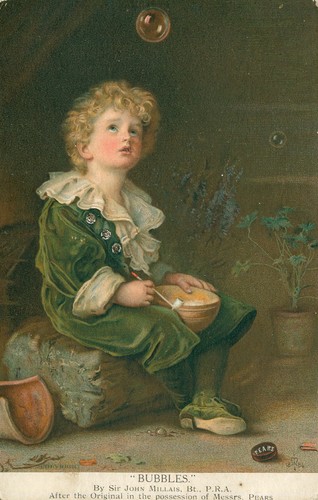 Bubbles sir john millais - bubbles, pears
