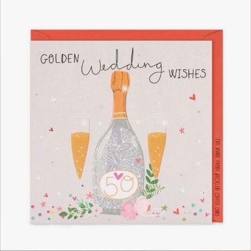 Golden wedding anniversary - wedding,