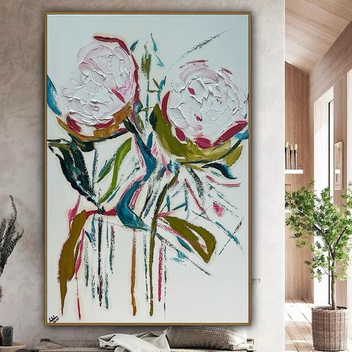 Textured art original abstract - original,