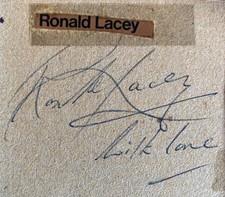 RONALD LACEY RAIDERS OF THE