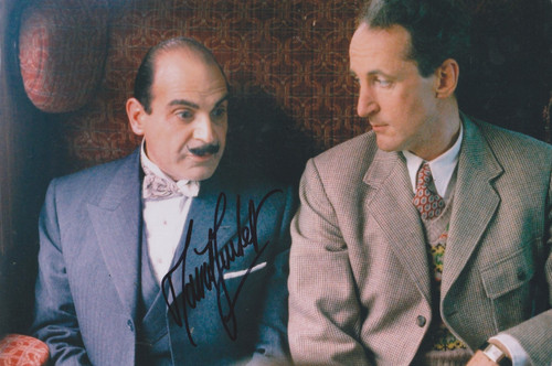 David suchet hand signed - david,