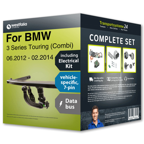 Towbar detachable for - bmw, 3